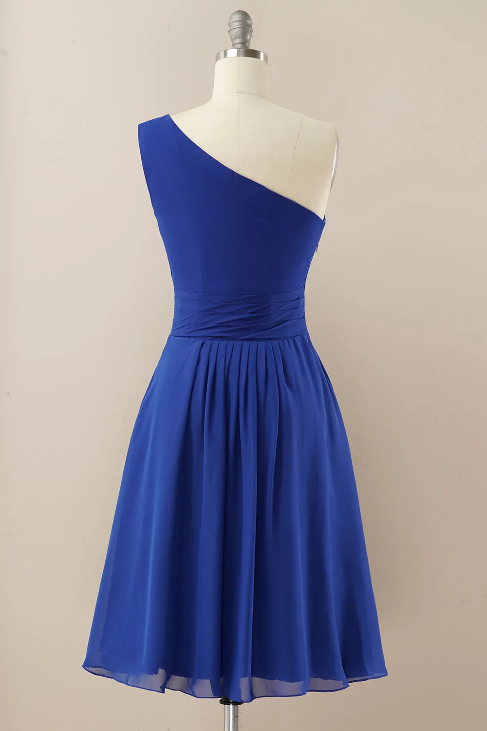 Chiffon One Shoulder Bridesmaid Dress sold by Zapaka product image thumbnail 2