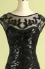Black 1920s Sequined Flapper Dress sold by Zapaka