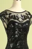 Black 1920s Sequined Flapper Dress sold by Zapaka