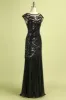 Black 1920s Sequined Flapper Dress sold by Zapaka