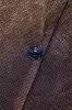 Sparkly Brown One Button Shawl Lapel Men's Blazer sold by Zapaka