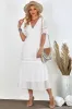 White Lace Boho Summer Dress sold by Zapaka