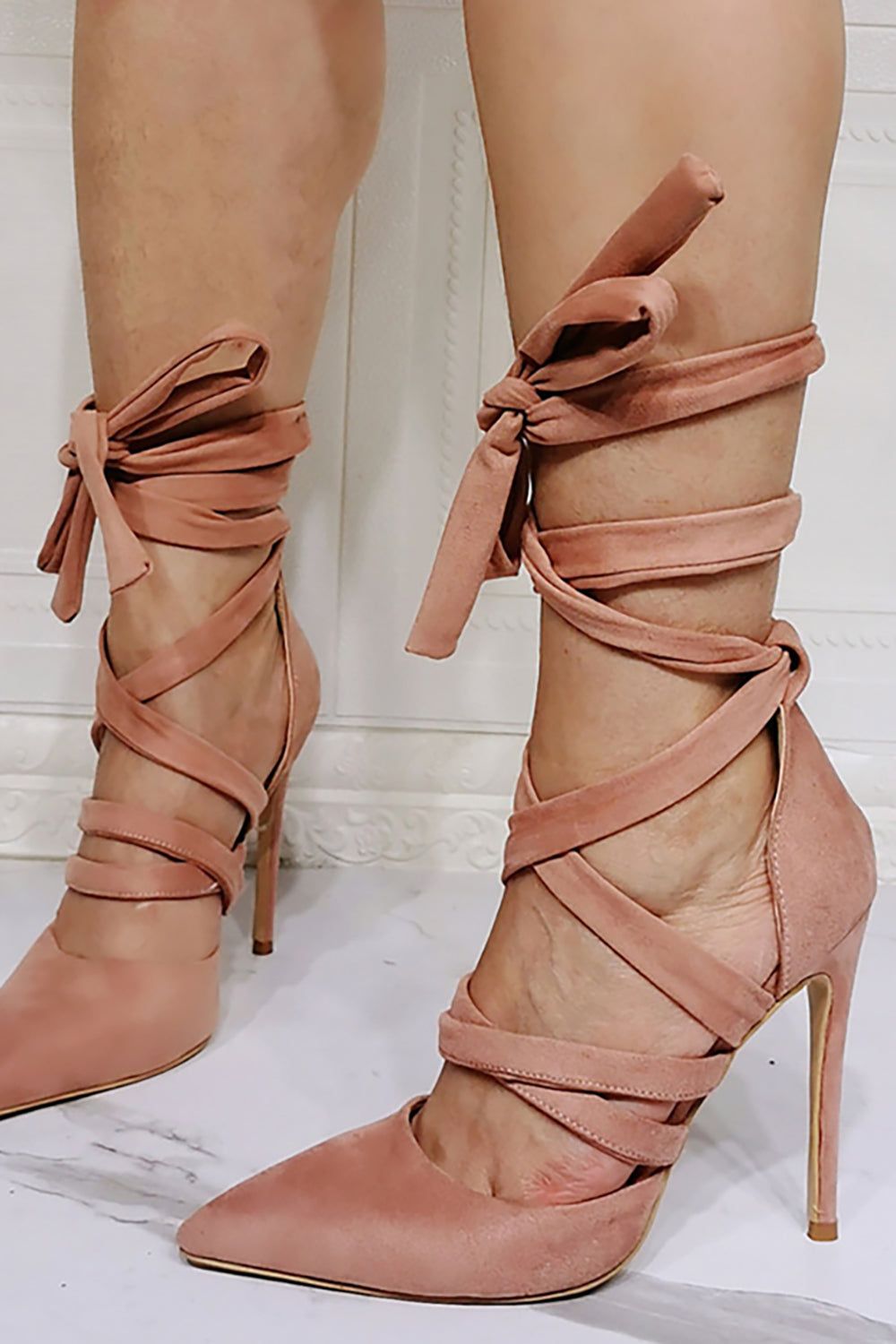 Strappy Stiletto Pointed Toe High Heels sold by Zapaka product image thumbnail 2