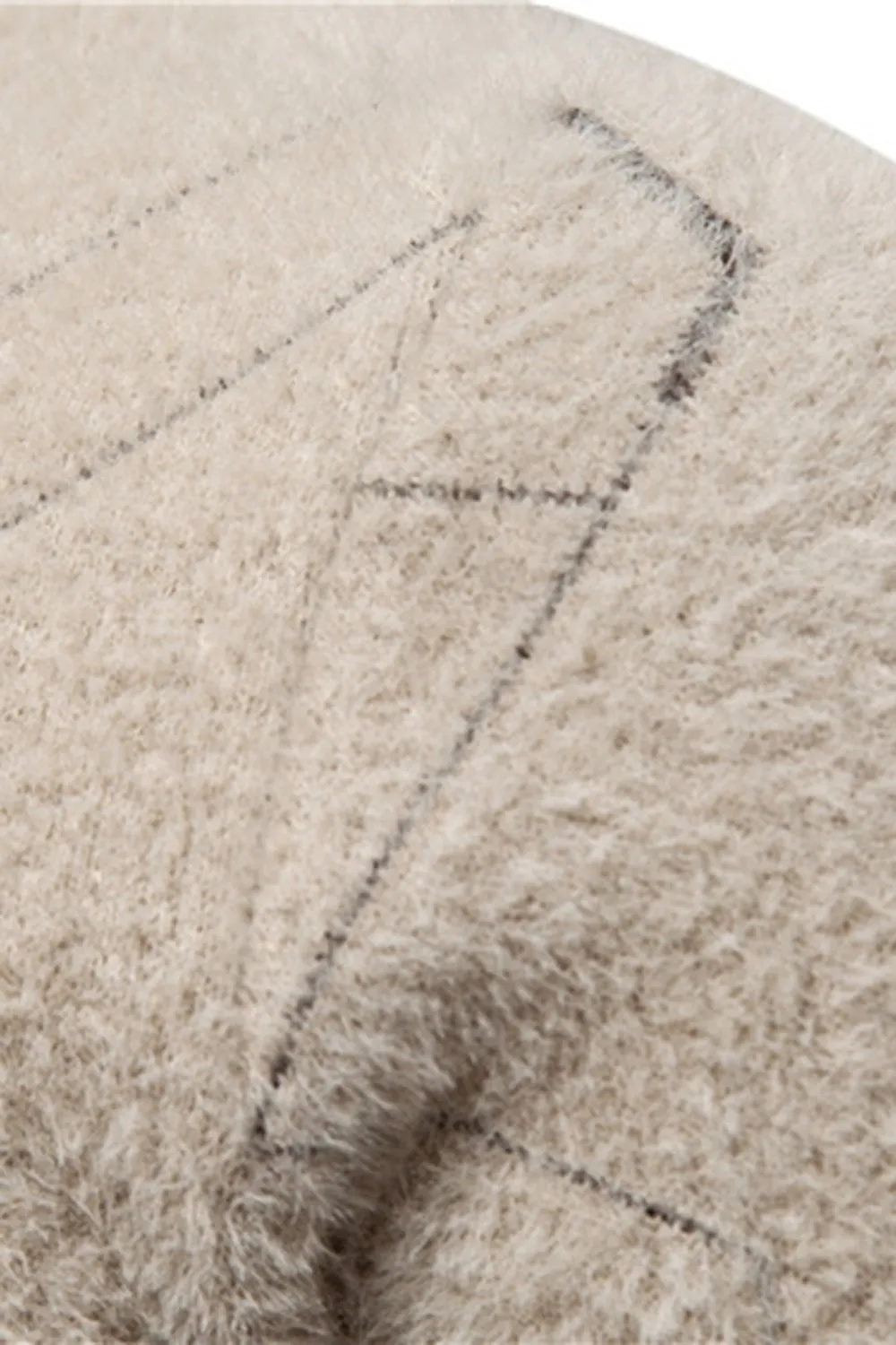 Khaki Men's Slim Fit Pullover Knitted Sweater sold by Zapaka product image thumbnail 4