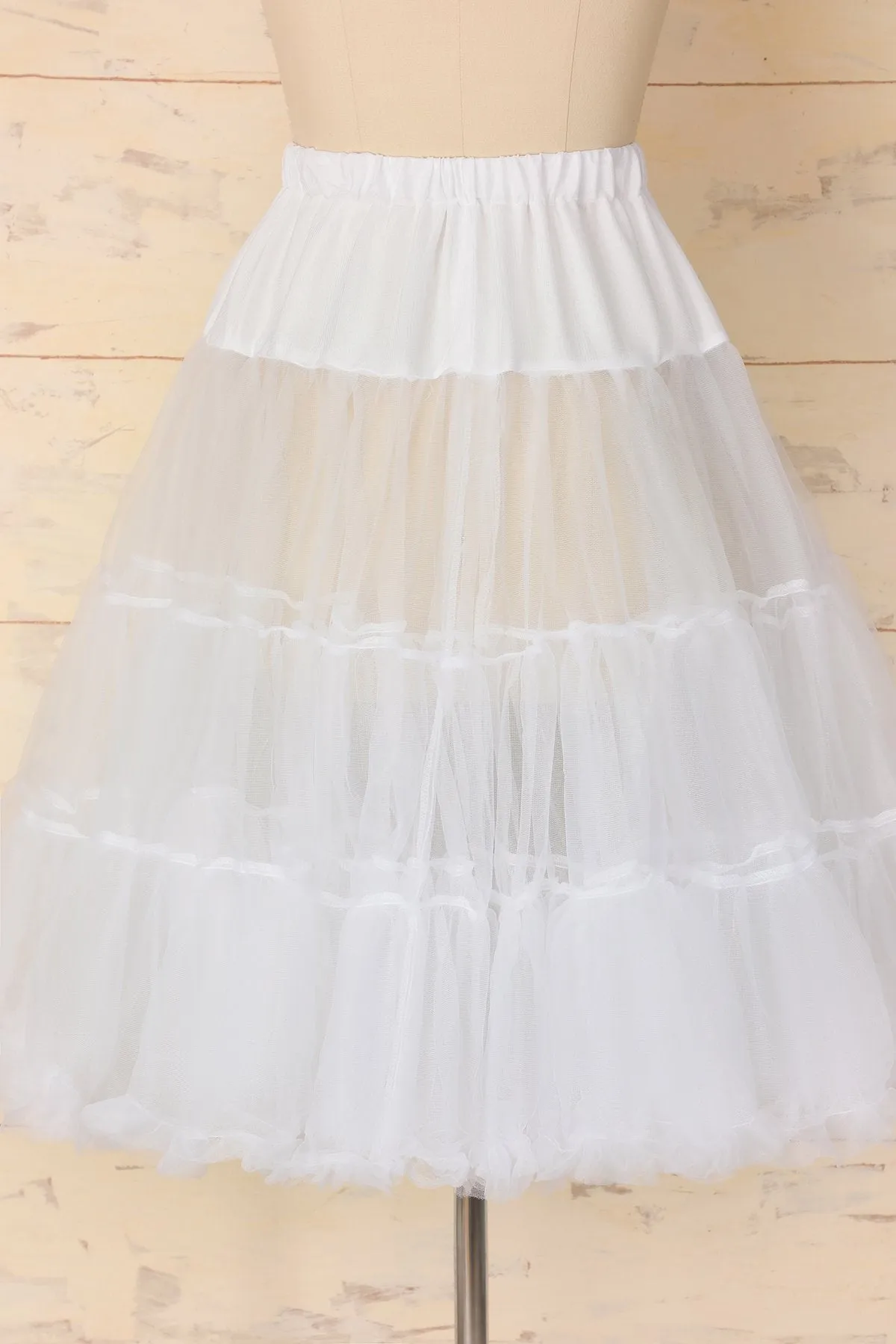 White Tulle Petticoat sold by Zapaka product image thumbnail 4
