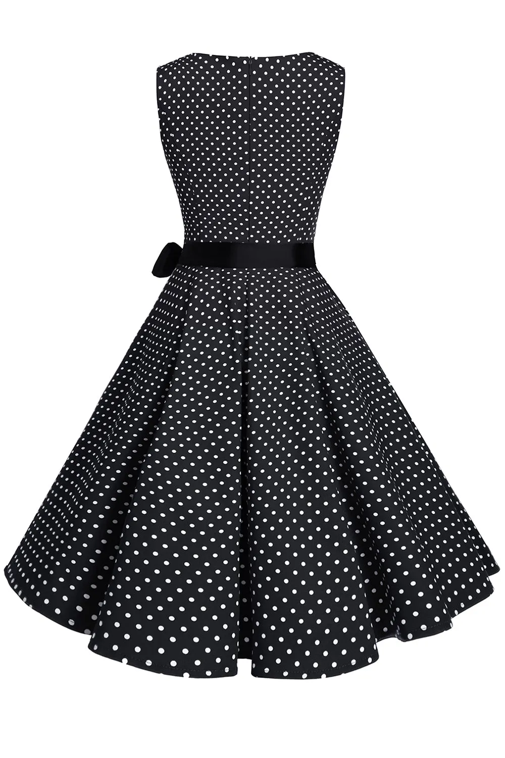 V Neck Dots 1950s Swing Dresses sold by Zapaka product image thumbnail 2