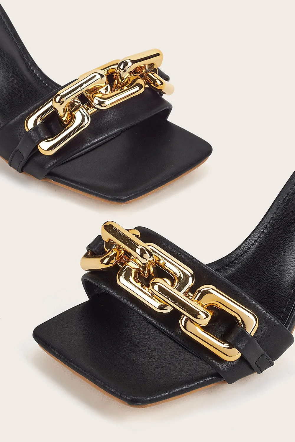 Red PU Sandals Slippers sold by Zapaka product image thumbnail 5