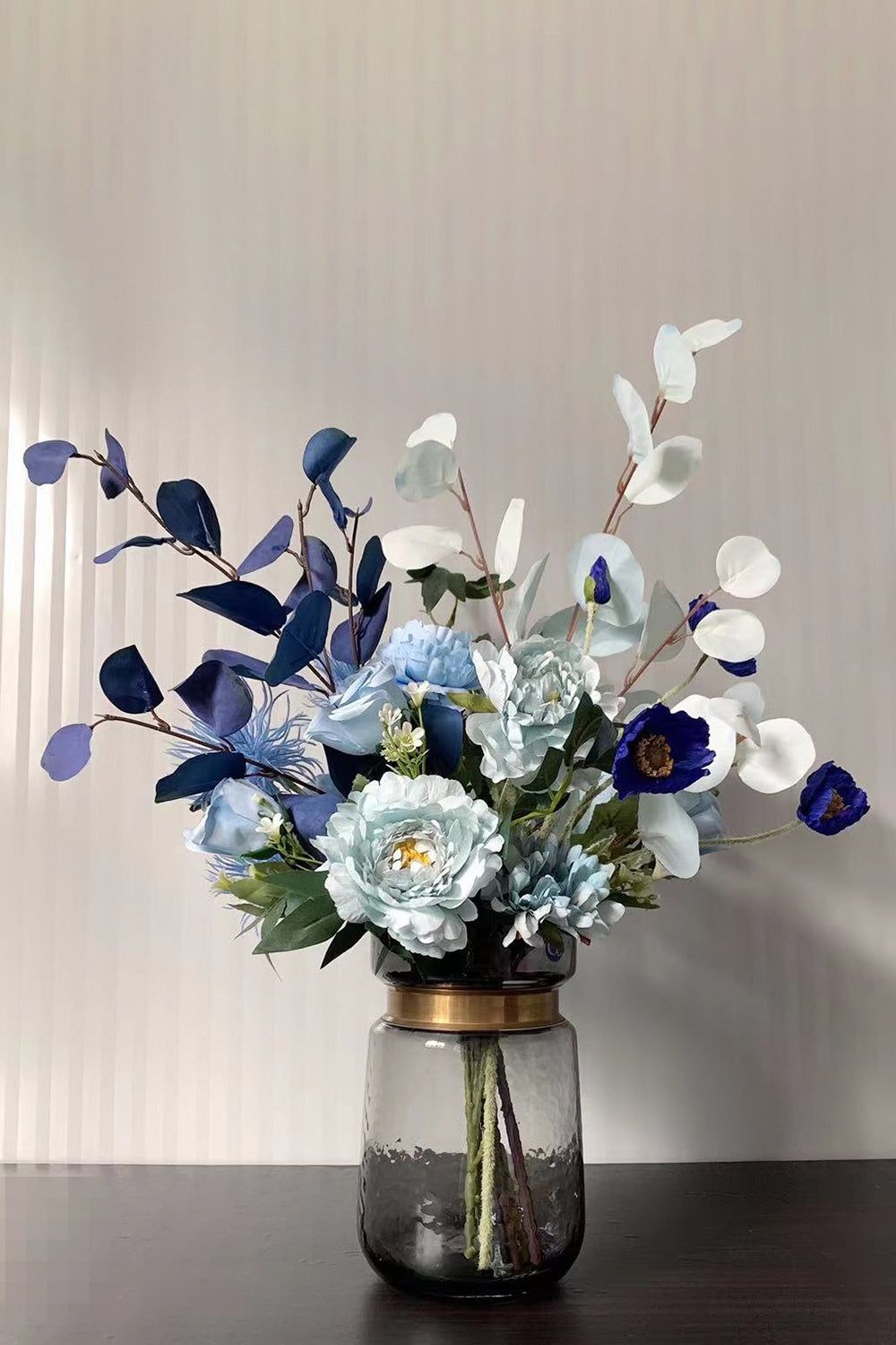 Blue Faux Wedding Handing Flowers(Vase not Included) sold by Zapaka product image thumbnail 2