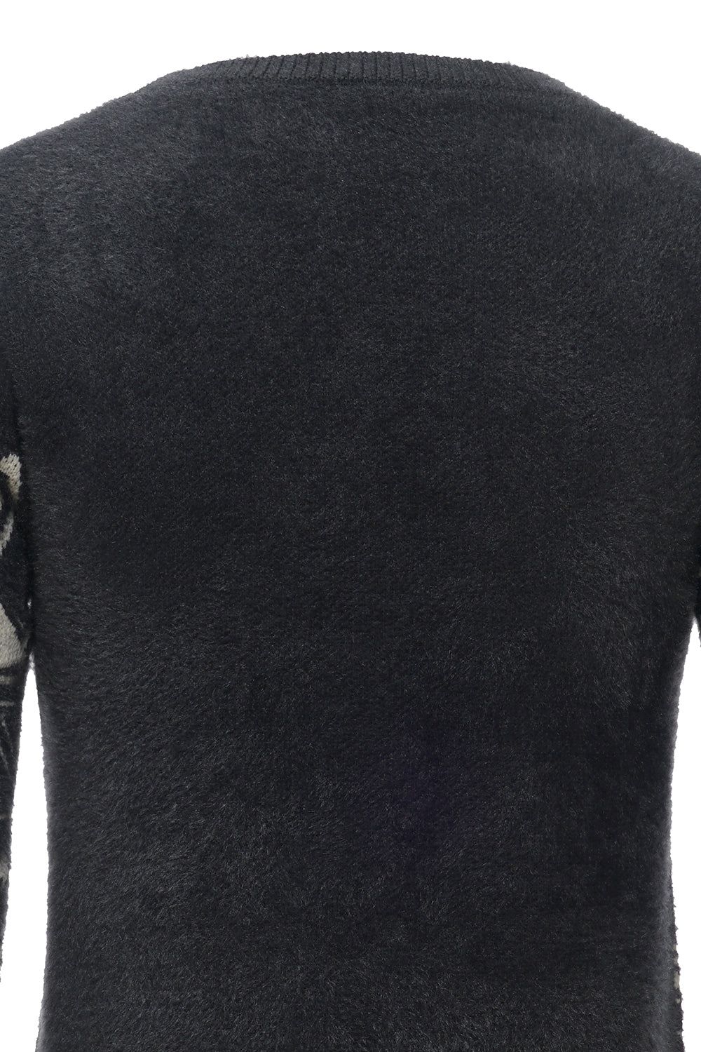 Black Crew Neck Knitted Men Sweater sold by Zapaka product image thumbnail 5