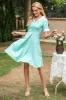 V Neck 1950s Swing Dress sold by Zapaka