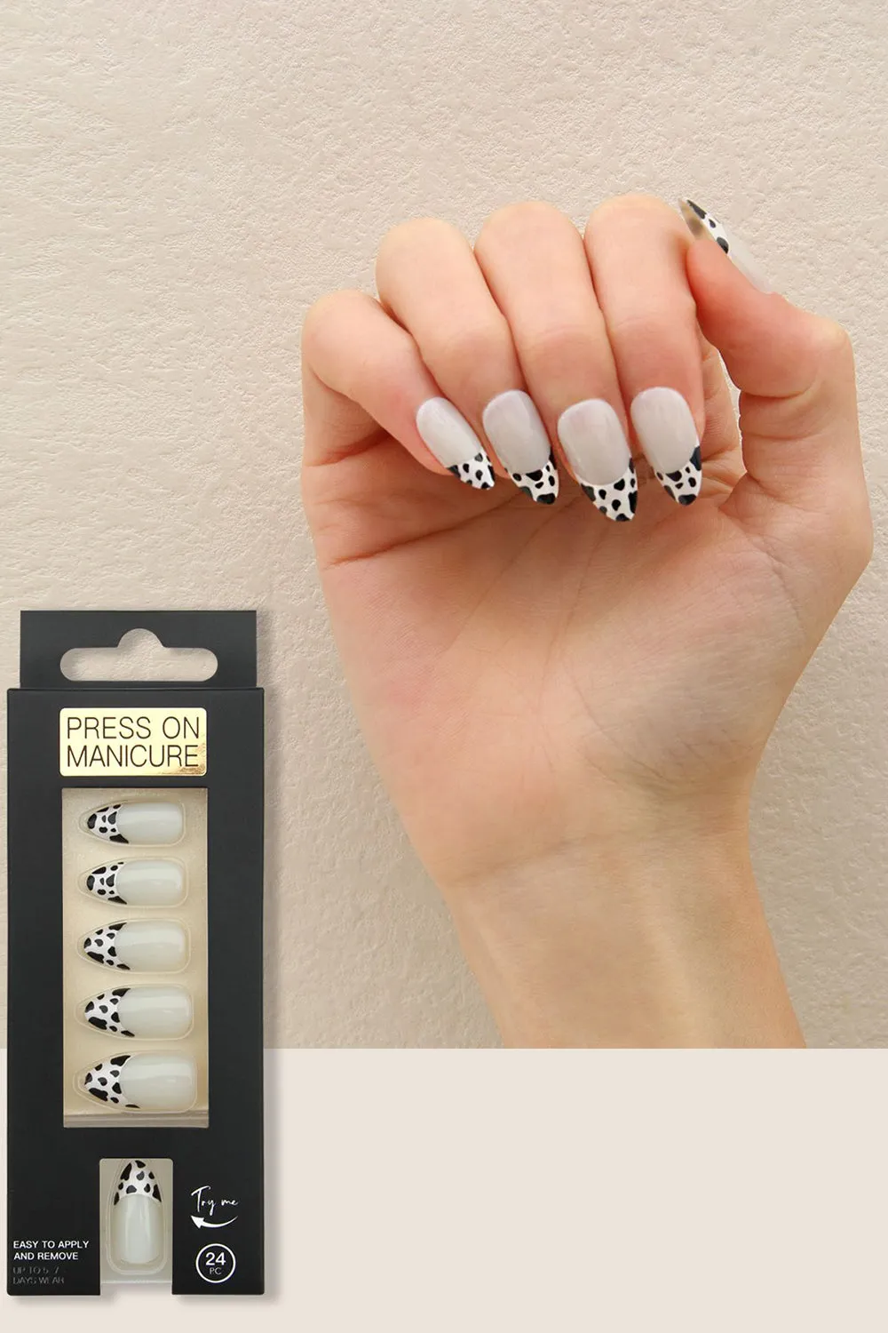 24 Pcs Press On Nails Leopard Printed False Nail sold by Zapaka product image thumbnail 2