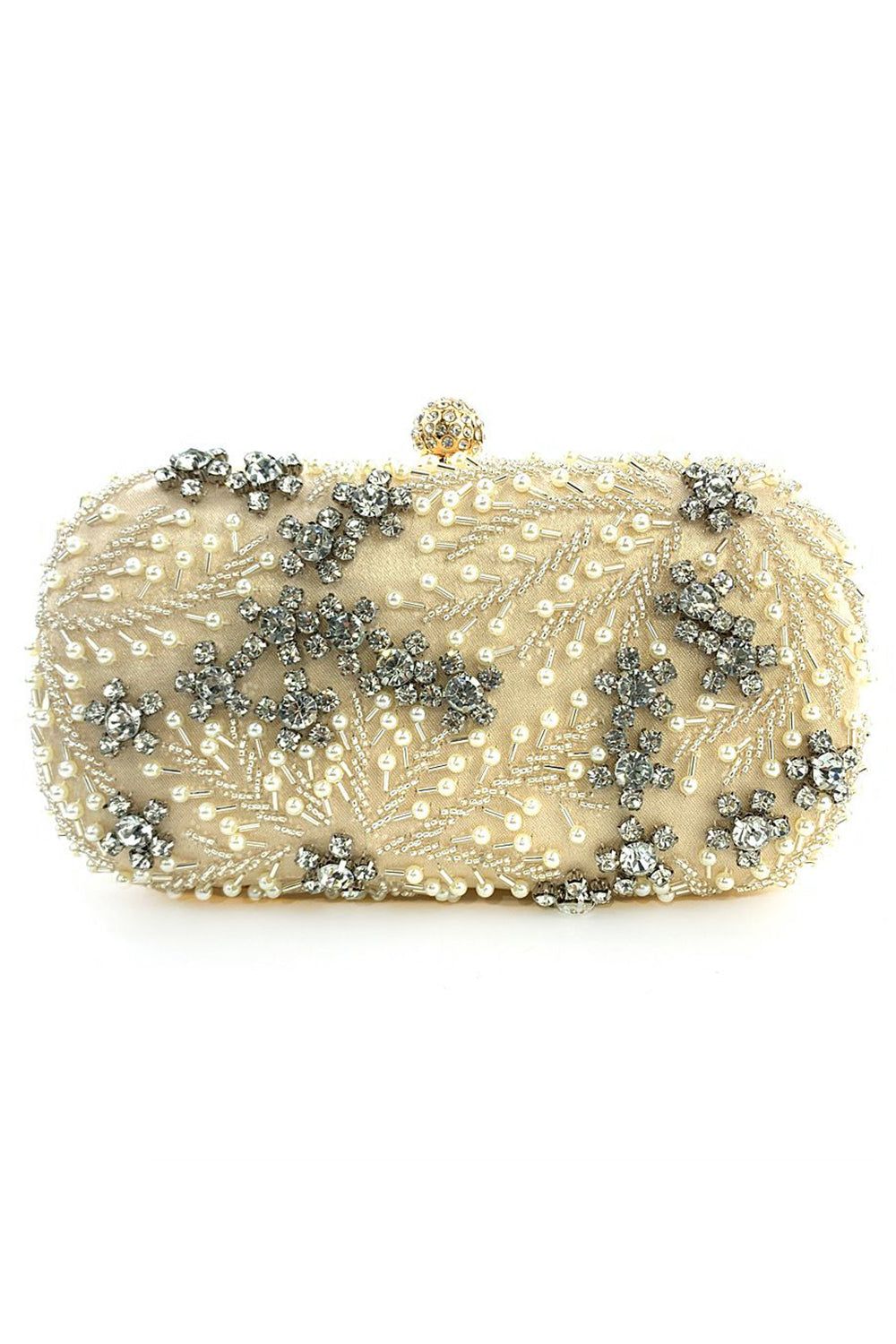 Black Beaded Evening Clutch Bag sold by Zapaka product image thumbnail 4