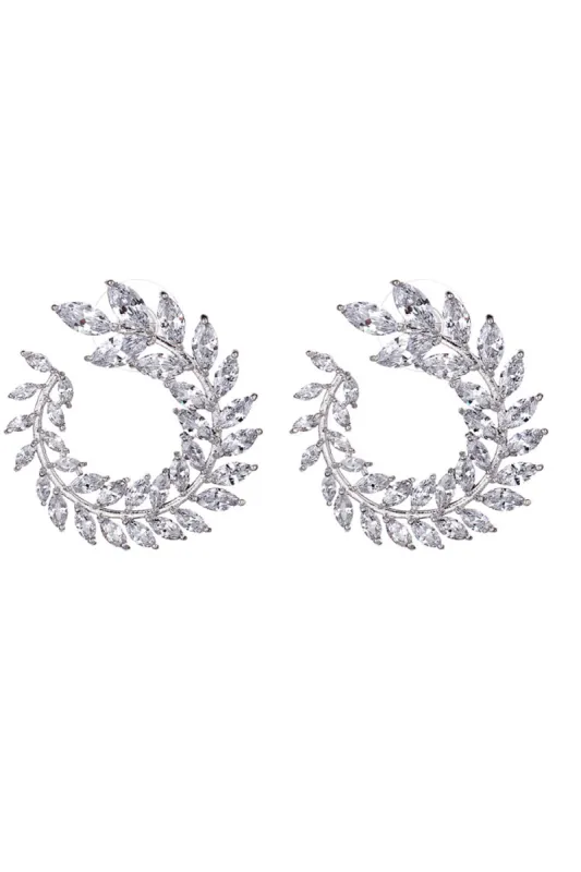 Beaded Bridal Earrings sold by Zapaka