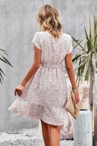 Blue Floral Boho Summer Dress sold by Zapaka