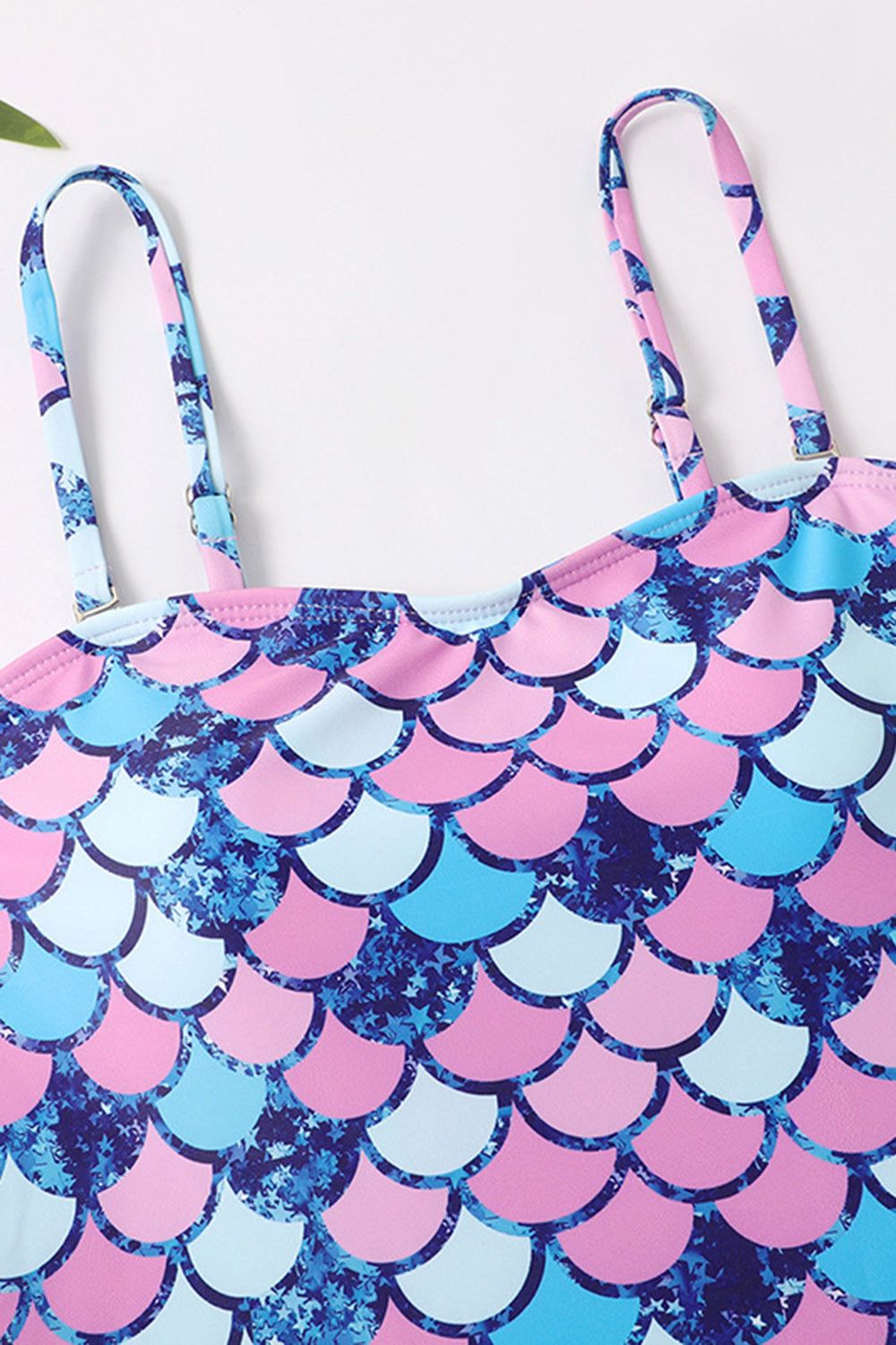 Printed Spaghetti Straps One Piece Purple Swimsuit sold by Zapaka product image thumbnail 5