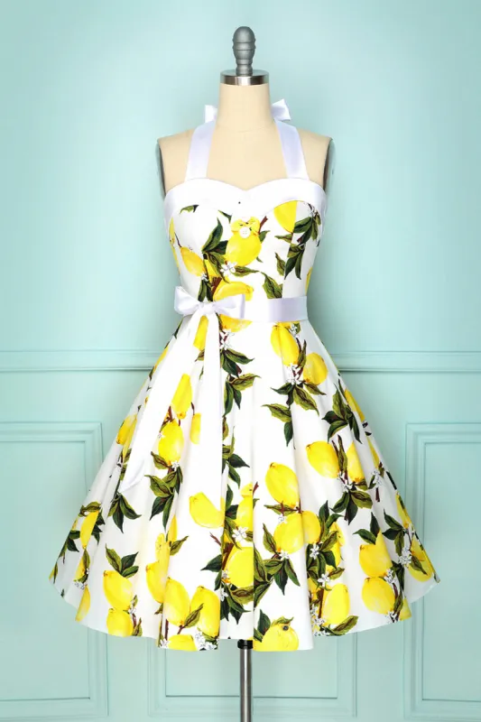 Halter Lemon Dress sold by Zapaka