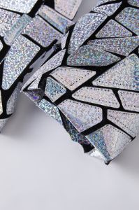 Sparkly Silver Mirror Men Blazer sold by Zapaka