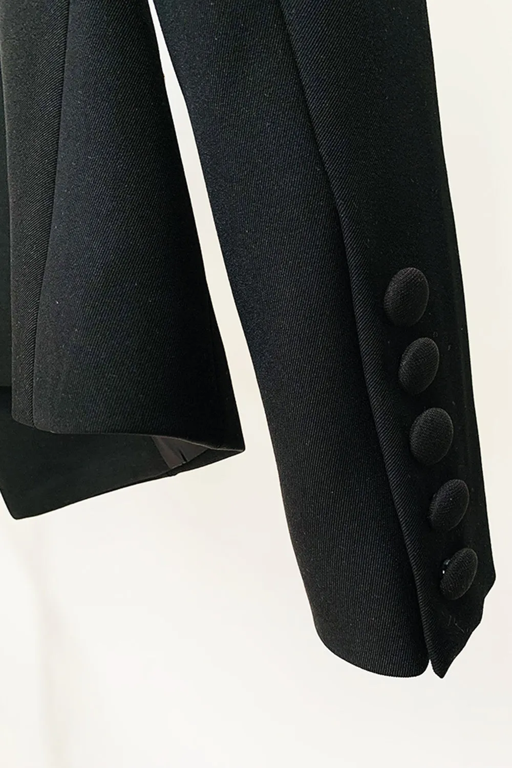 Fashionable Diamond Beaded Double Breasted Slim Women Blazer sold by Zapaka product image thumbnail 3