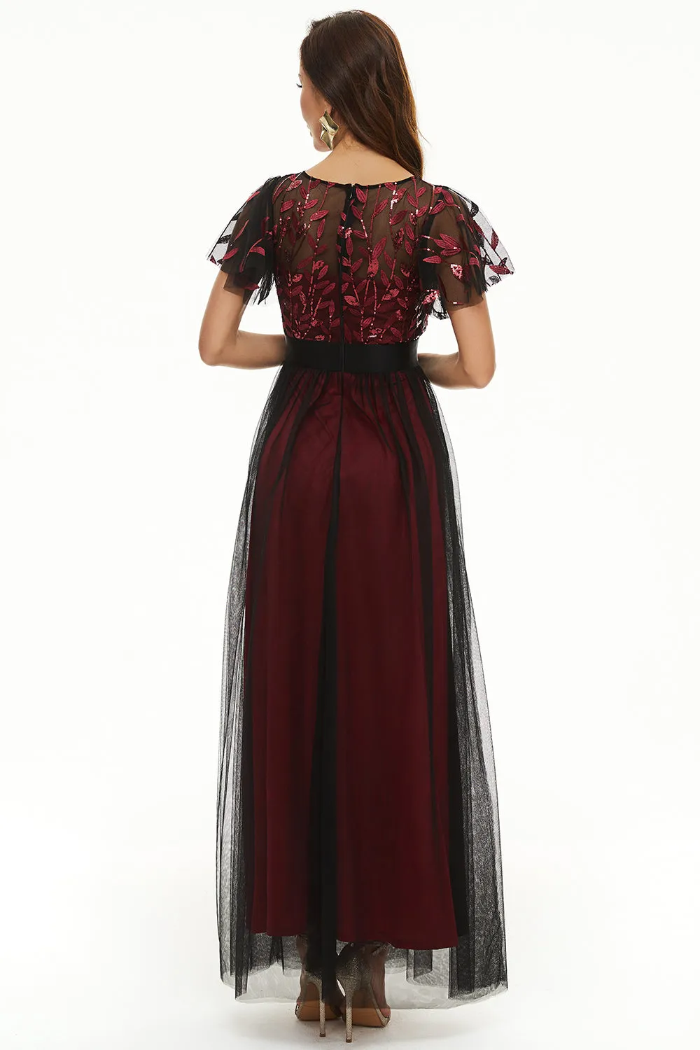 Sequins Tulle Mother of Bride Dress sold by Zapaka product image thumbnail 2