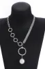 Silver Sparking Rhinestone Choker Necklace sold by Zapaka
