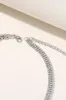 Silver Sparking Rhinestone Choker Necklace sold by Zapaka