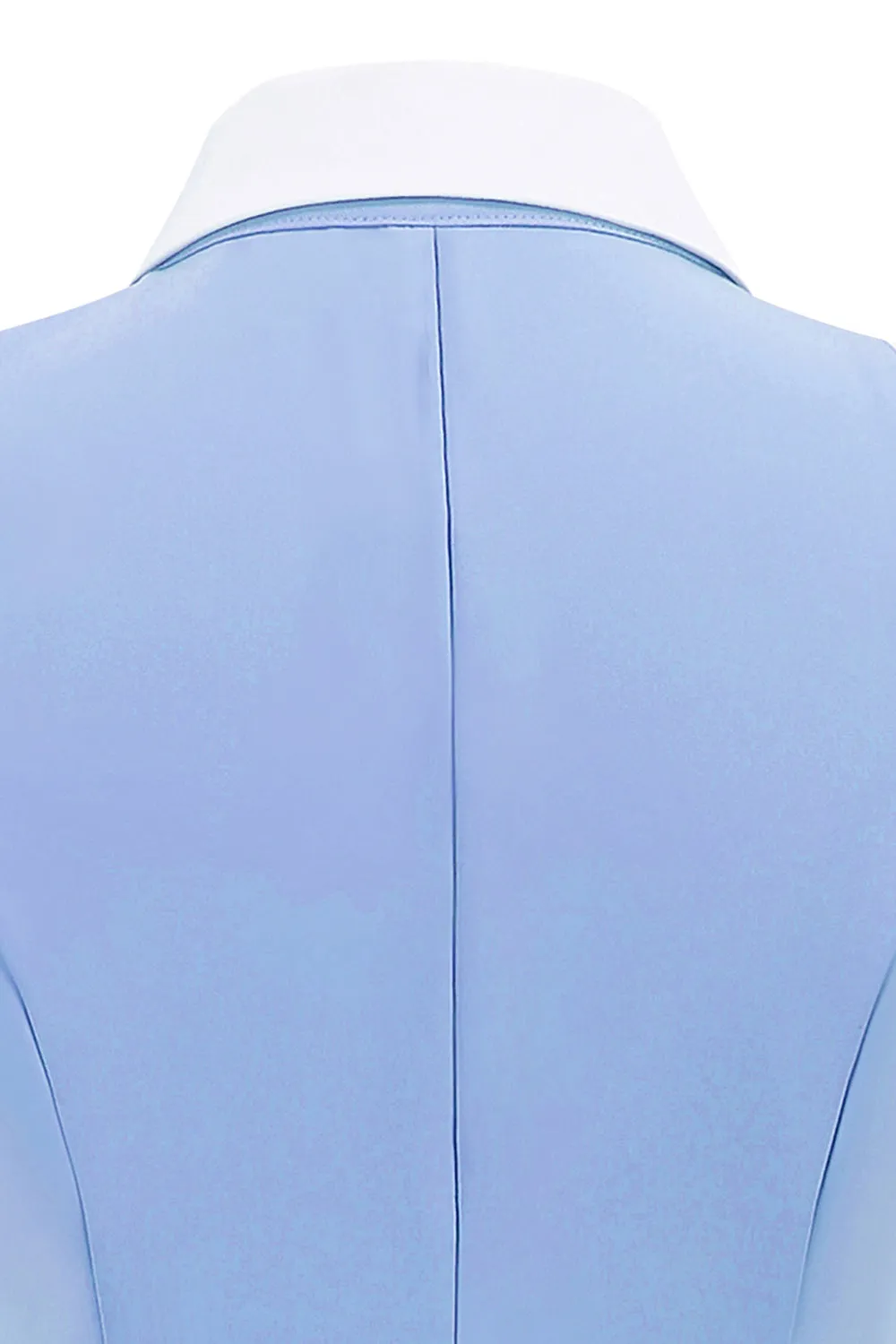 Blue 1950s Vintage Swing Dress sold by Zapaka product image thumbnail 5