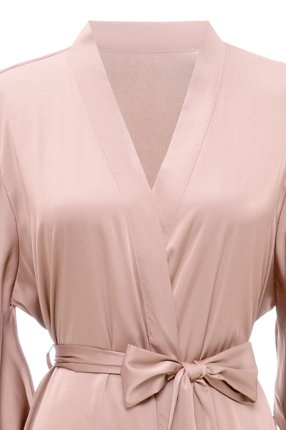 Blush Solid Bridesmaid Robe sold by Zapaka product image thumbnail 4