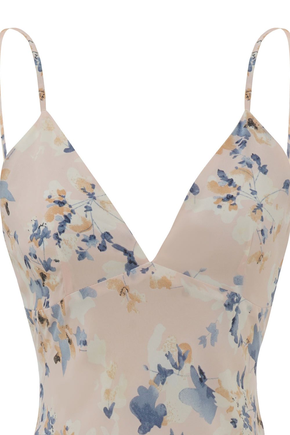 Pink Floral Boho Summer Dress with Slit sold by Zapaka product image thumbnail 4