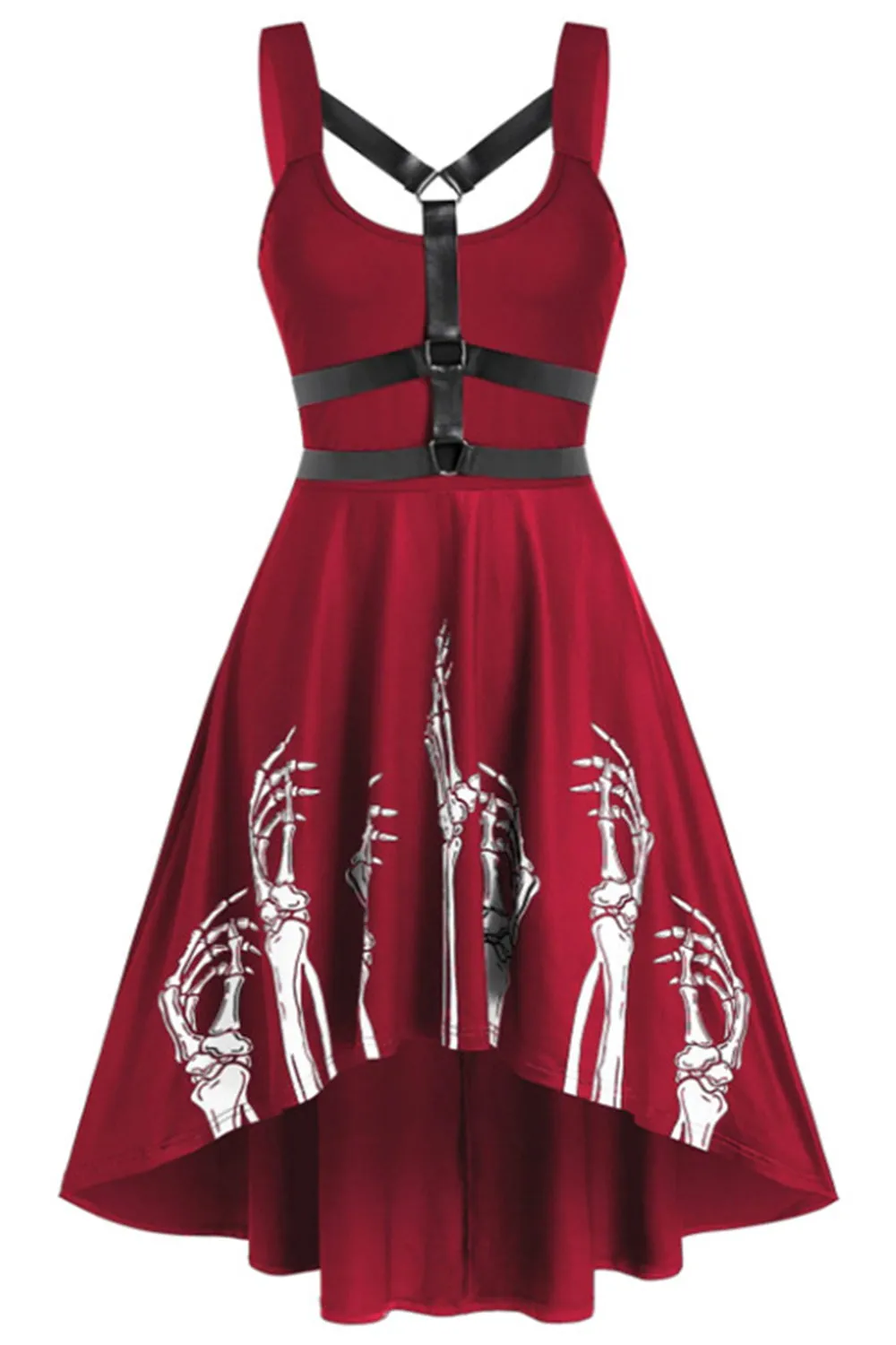 Black Scoop Neck Vintage Halloween Dress sold by Zapaka product image thumbnail 4