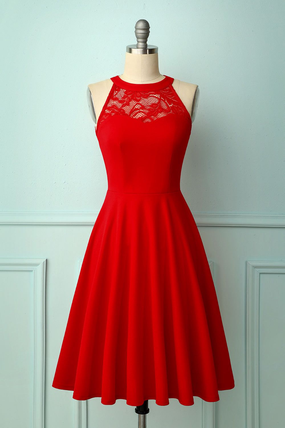 Red Bridesmaid Dress sold by Zapaka
