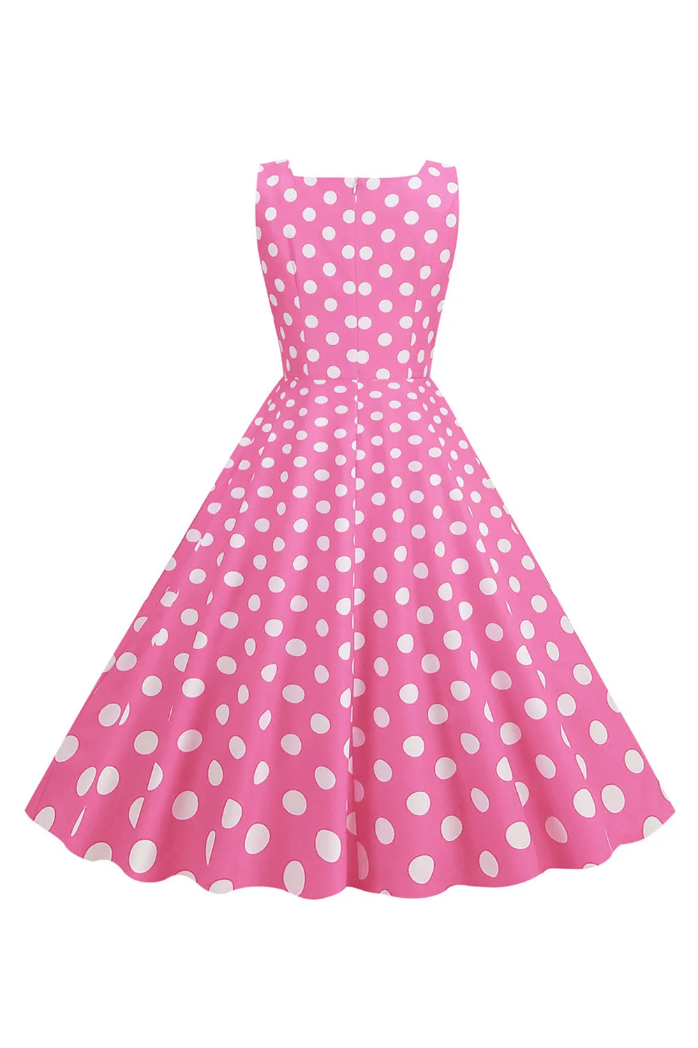 Black Polka Dots Vintage 1950s Dress sold by Zapaka product image thumbnail 5