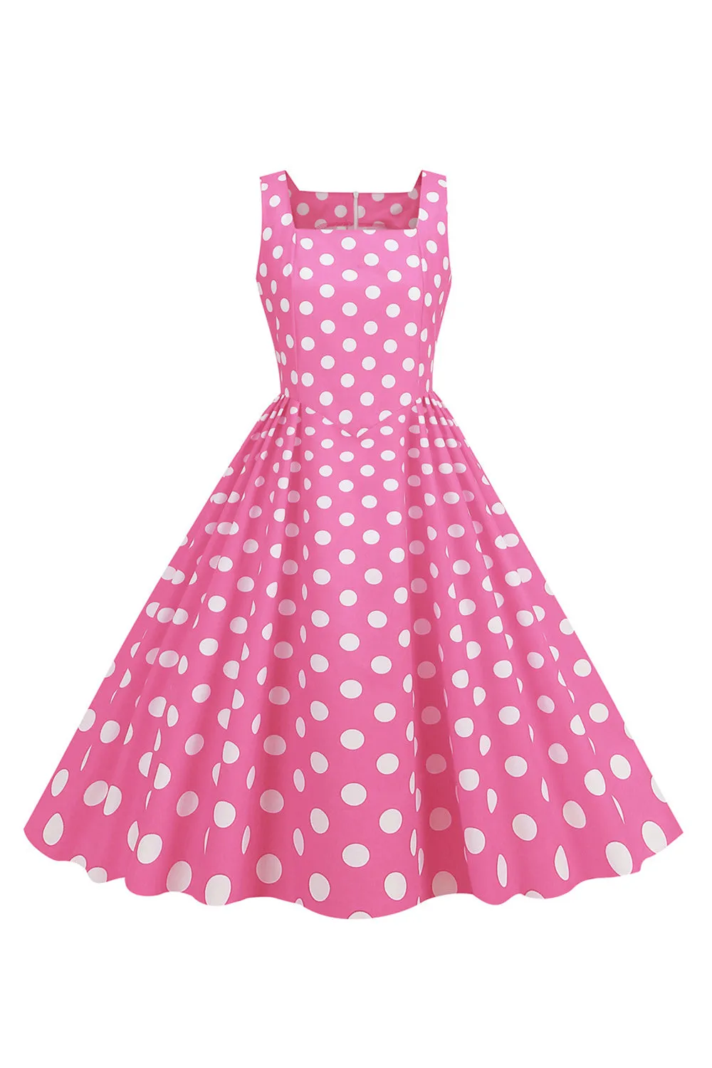 Black Polka Dots Vintage 1950s Dress sold by Zapaka product image thumbnail 4