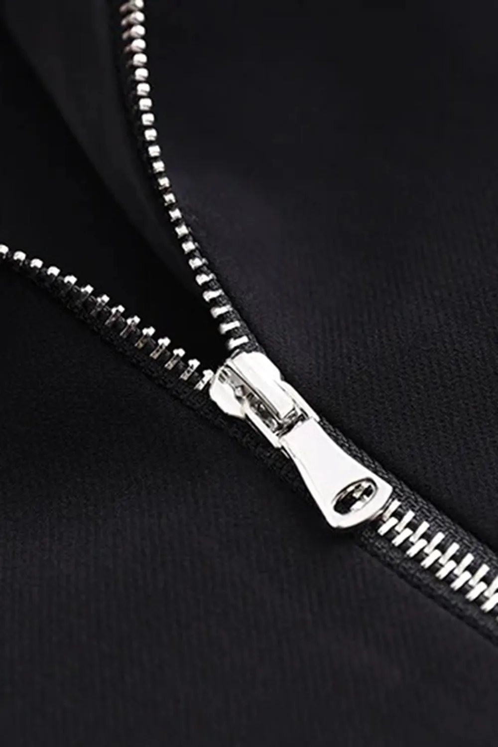 Beaded Black Long Sleeves Women Blazer Dress sold by Zapaka product image thumbnail 4