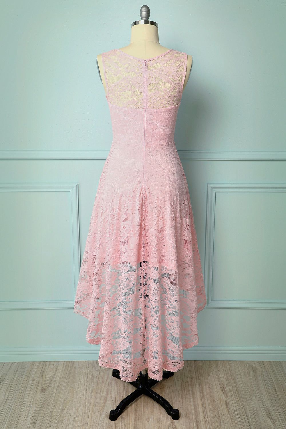 Asymmetrical Pink Lace sold by Zapaka product image thumbnail 2