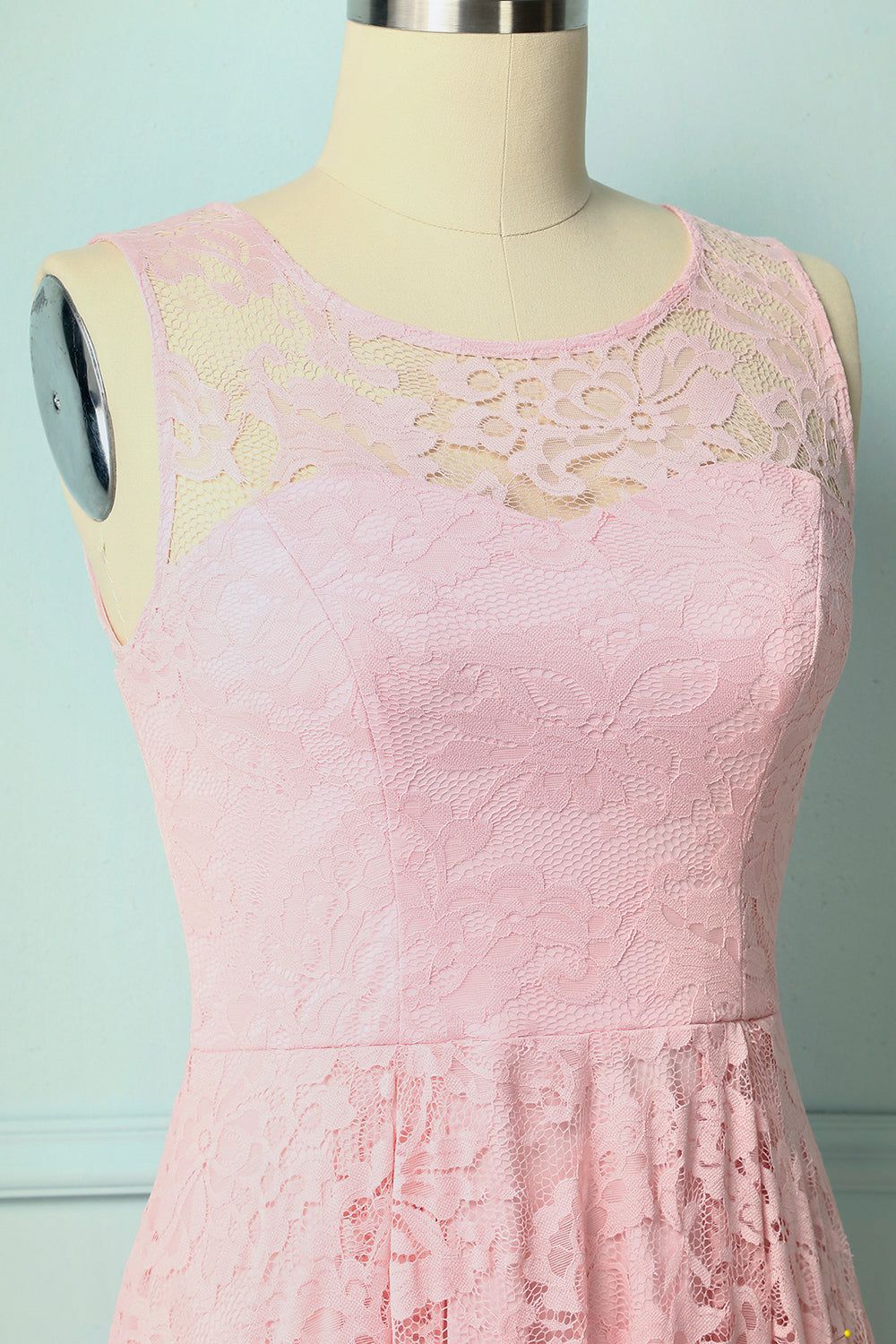 Asymmetrical Pink Lace sold by Zapaka product image thumbnail 3