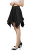 Basic Solid Stretchy High Waist A-line Flared Skater Skirt sold by Zapaka