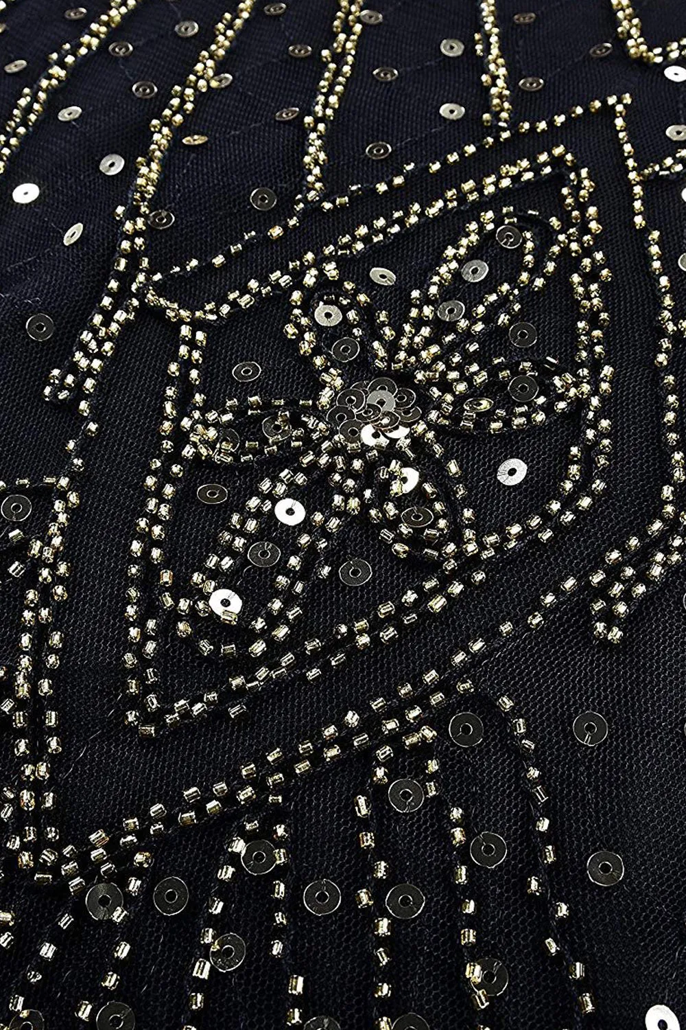 1920s Sequins Flapper Long Dress sold by Zapaka product image thumbnail 5