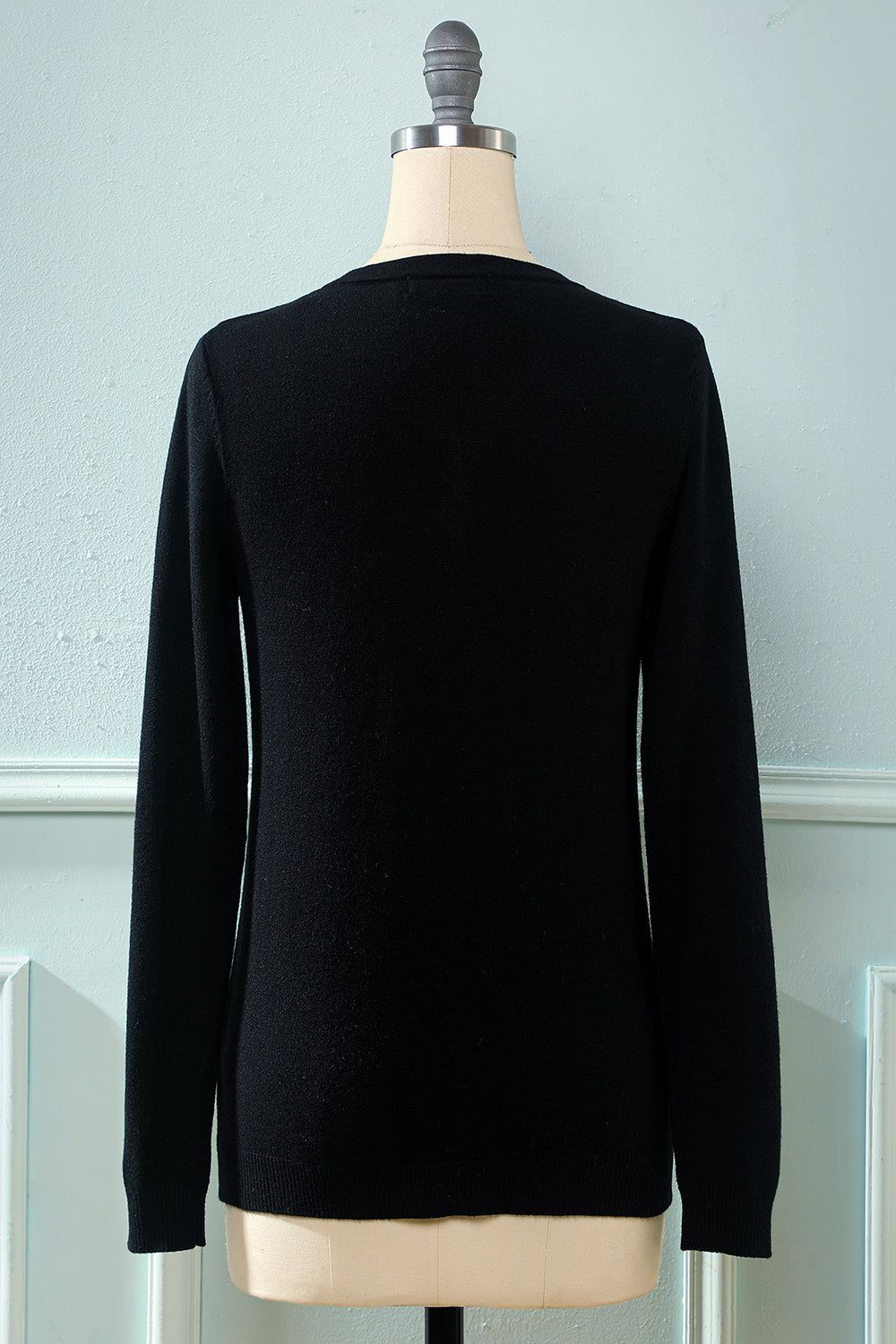 Black Kniitted Pullover Sweater sold by Zapaka product image thumbnail 2