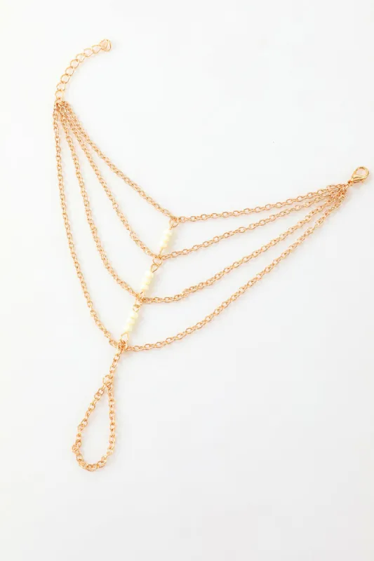 Boho Style Bracelet with Ring sold by Zapaka