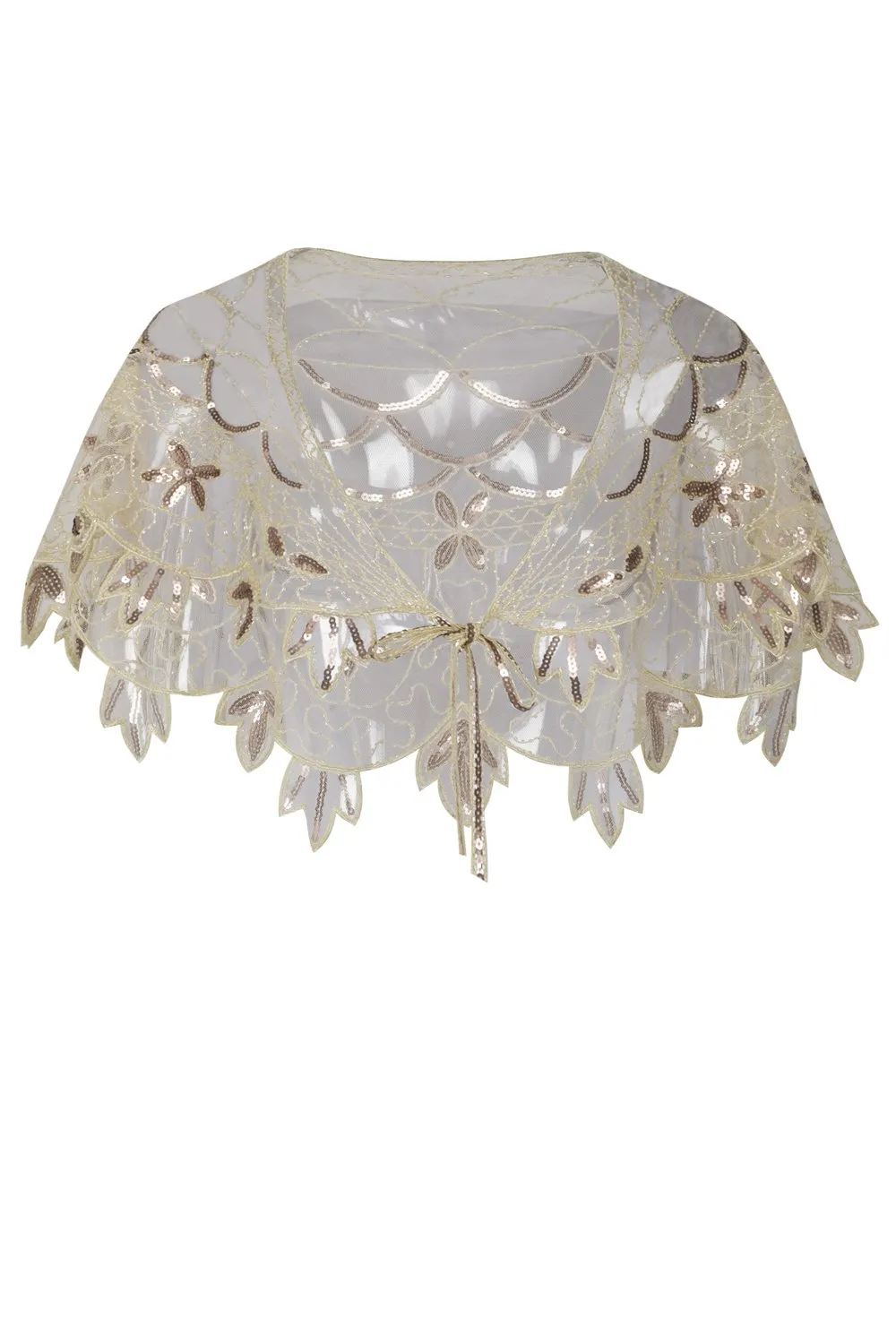 1920s Sequin Women Cape sold by Zapaka product image thumbnail 4