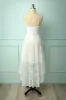 High Low Lace White Dress sold by Zapaka