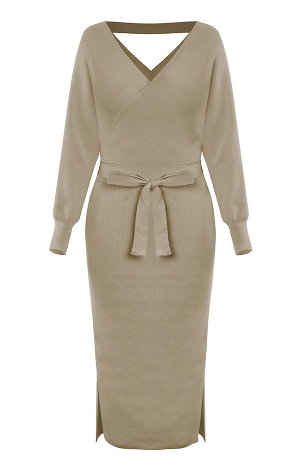 Black Knitted Bodycon Dress sold by Zapaka product image thumbnail 5