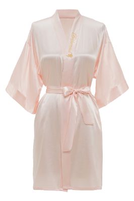 Blush Simple Bridesmaid Robe sold by Zapaka