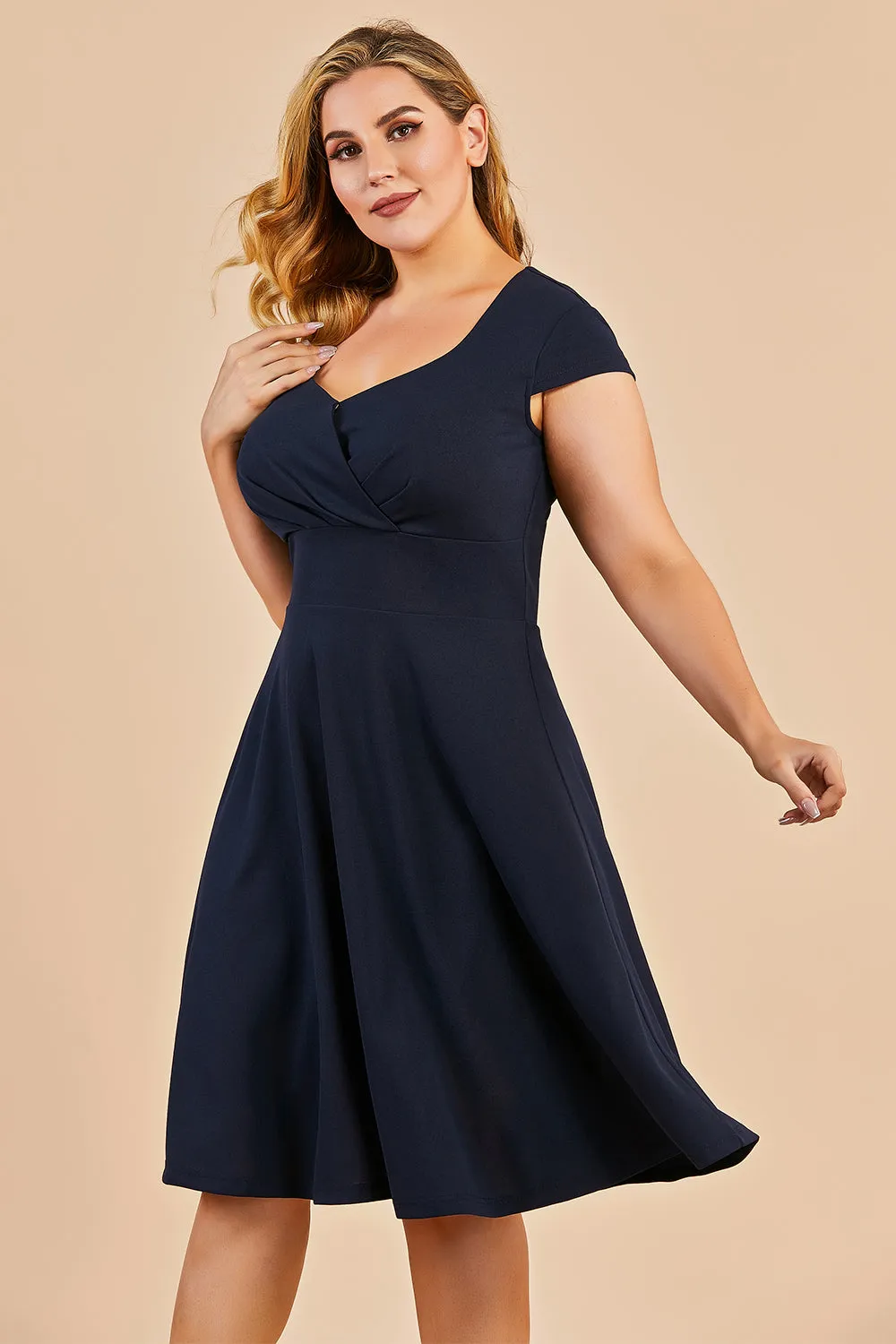 Plus Size Vintage Swing Dress sold by Zapaka product image thumbnail 4