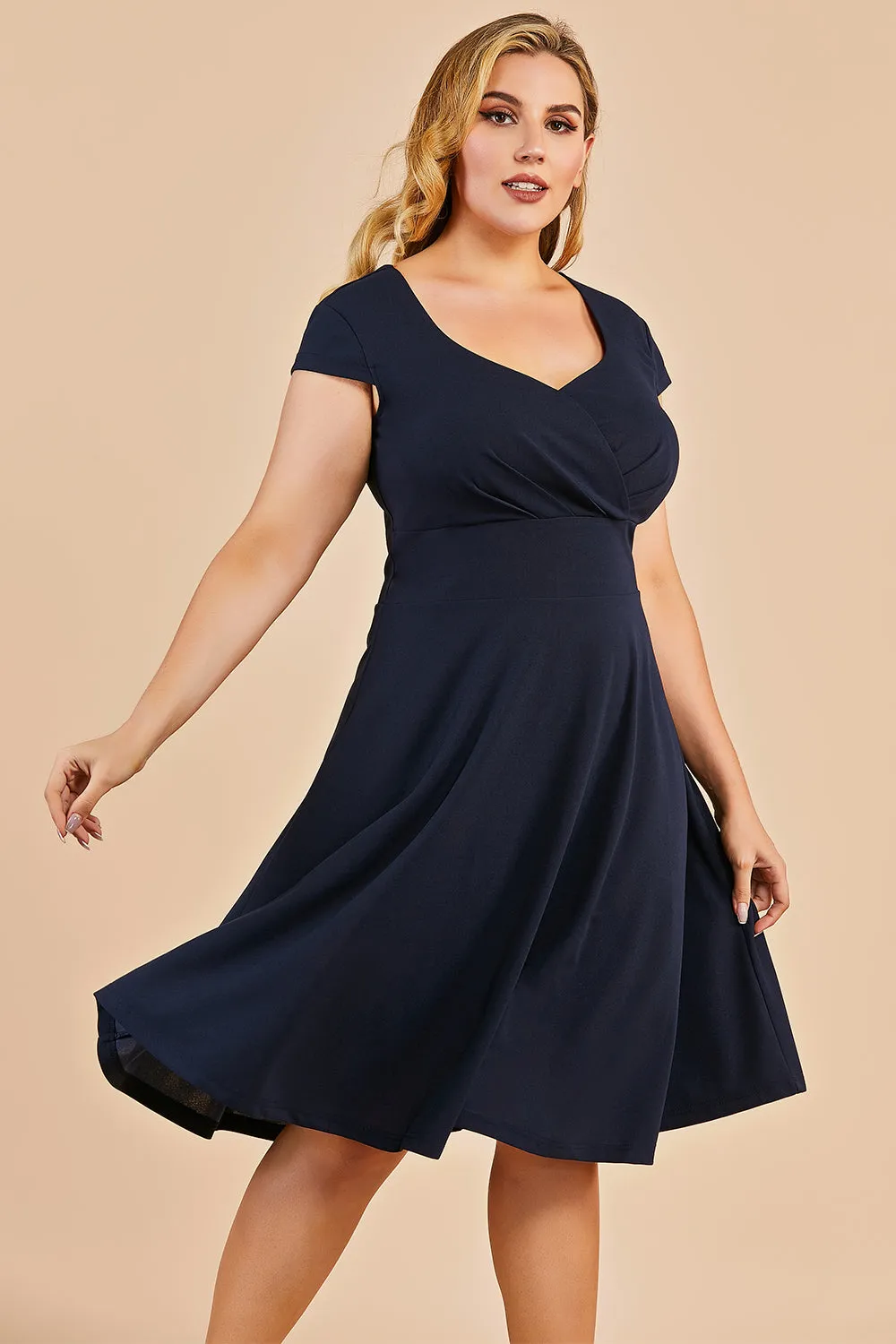 Plus Size Vintage Swing Dress sold by Zapaka