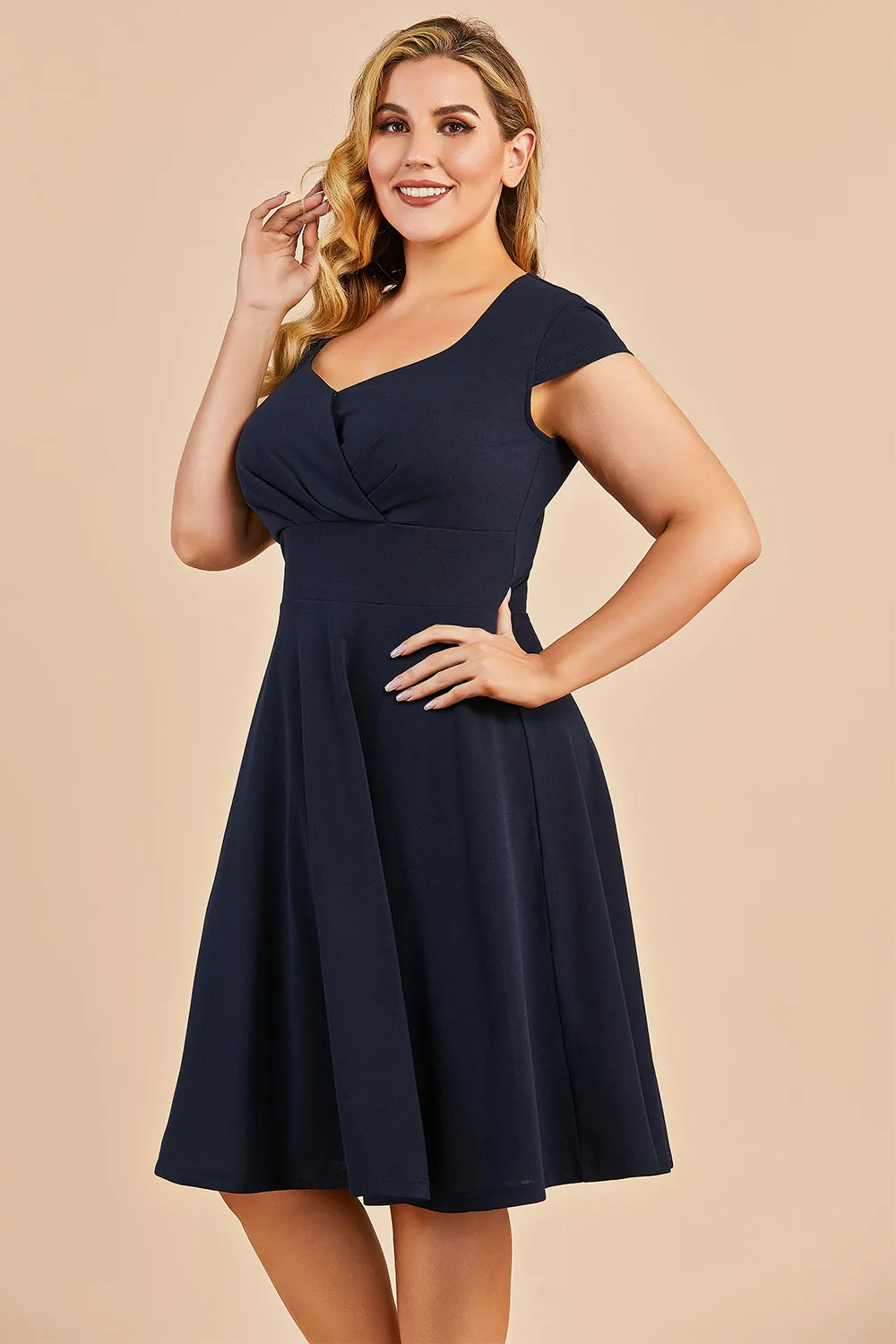 Plus Size Vintage Swing Dress sold by Zapaka product image thumbnail 5