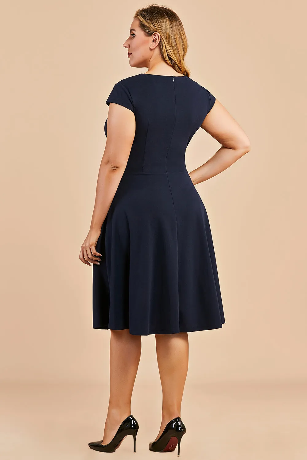 Plus Size Vintage Swing Dress sold by Zapaka product image thumbnail 2