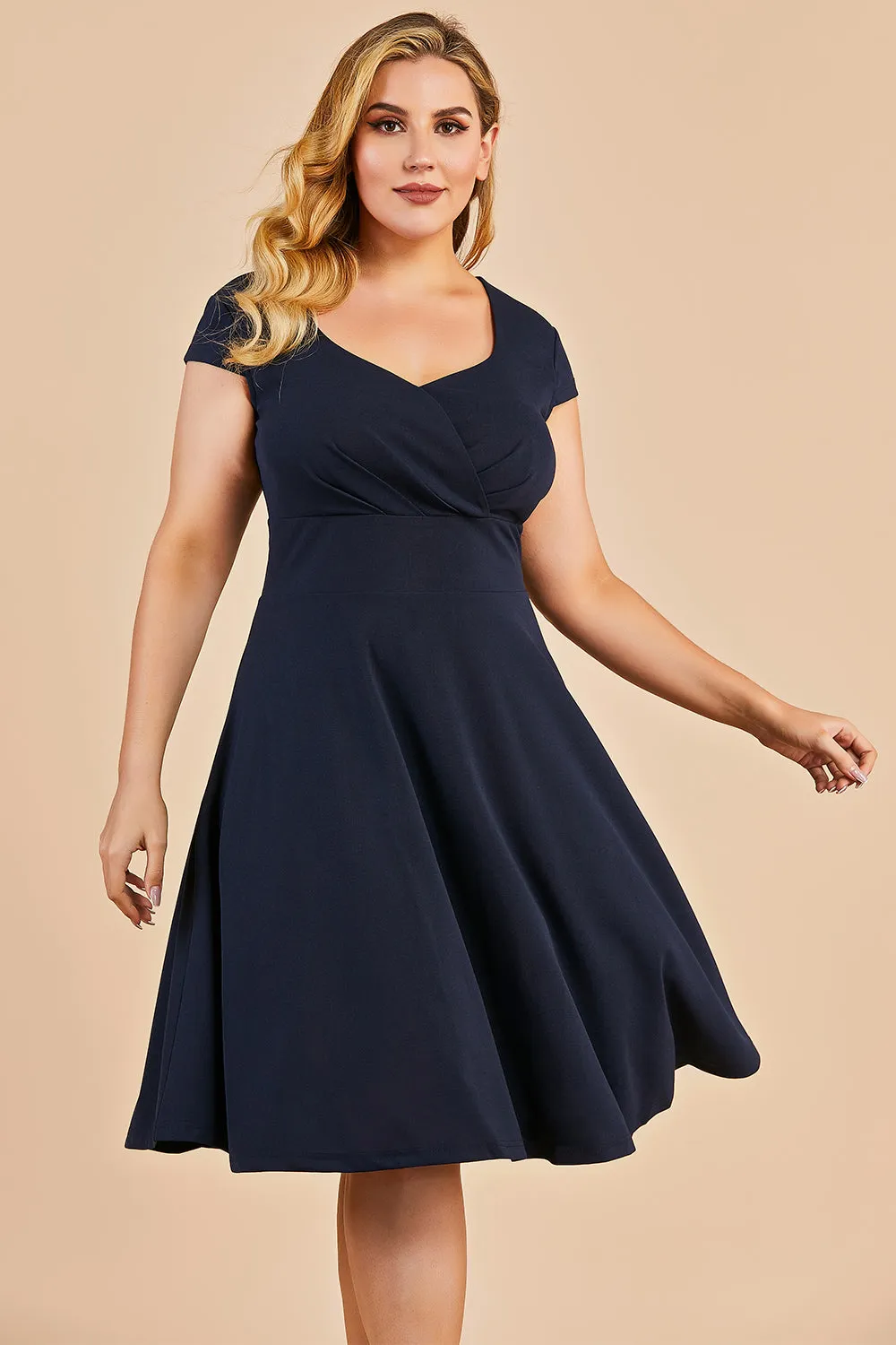 Plus Size Vintage Swing Dress sold by Zapaka product image thumbnail 3