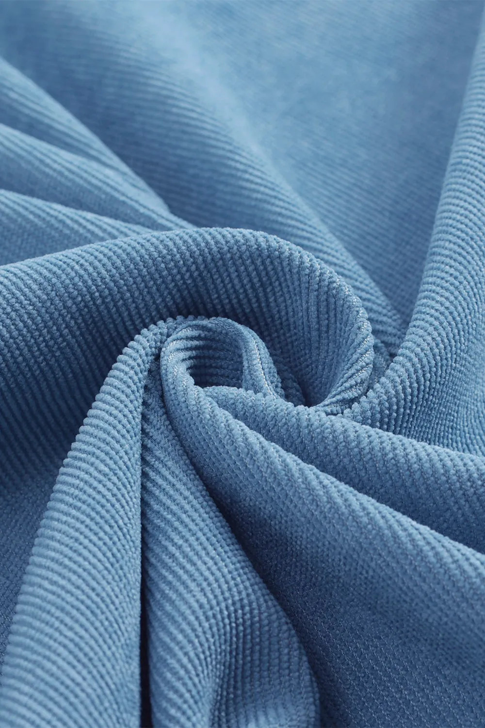Vintage Blue Solid 1950s Swing Dress sold by Zapaka product image thumbnail 5