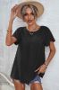 Pink Summer Casual Top with Polka Dots sold by Zapaka